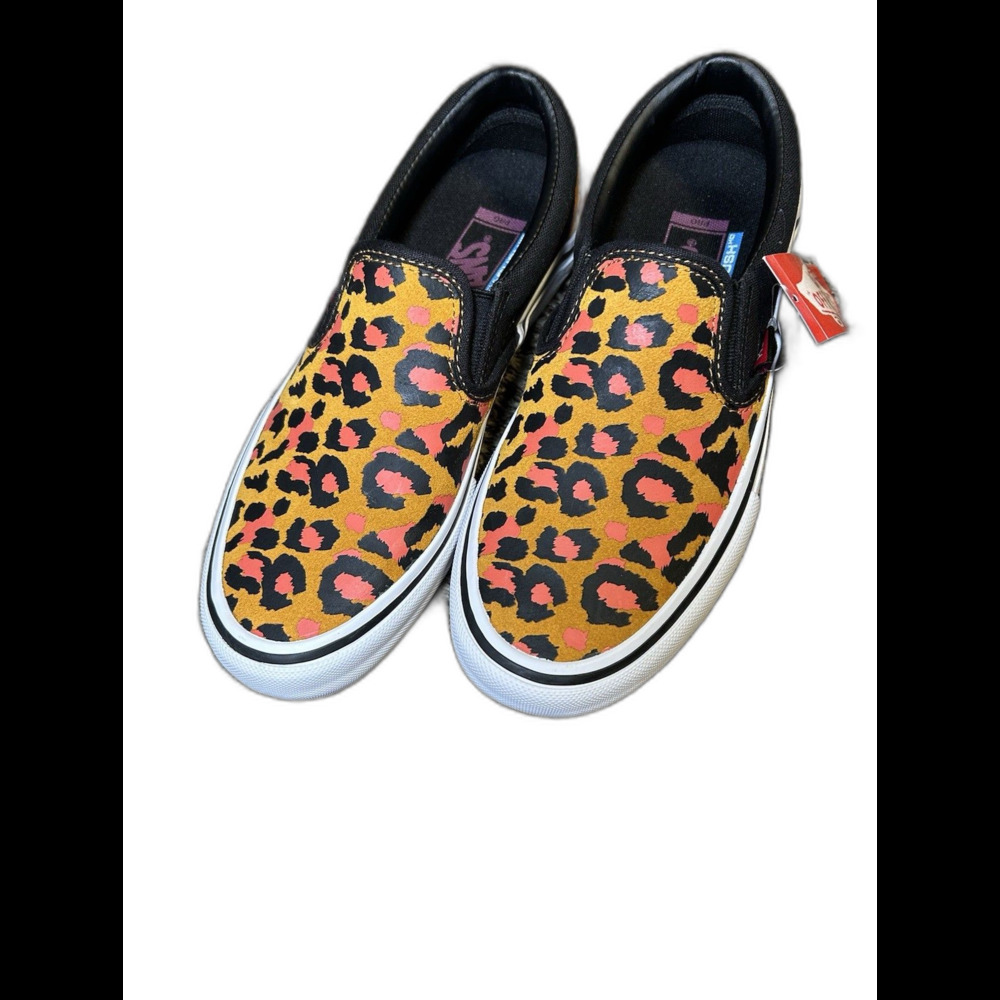 Vans Punk Leopard Print Slip-On Pro - Men’s Size 6 NEW - Picture 5 of 12